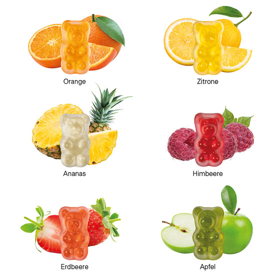 Minitüte, 7 g, Folie weiß, Basic Bärchen mini