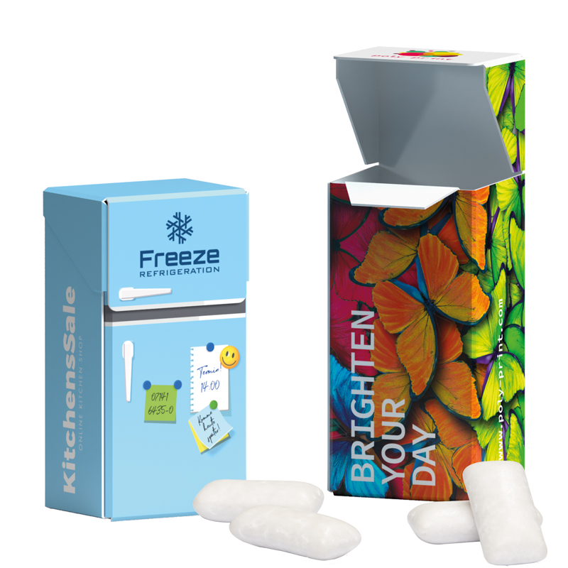 Slim Box Mini, KoRo Menthol Kaugummi, zuckerfrei