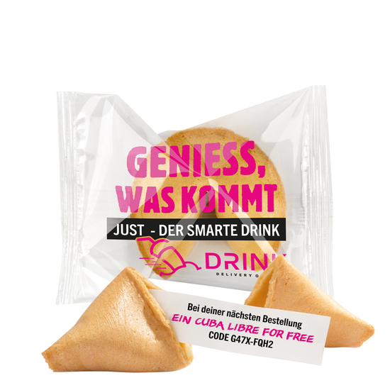 Glückskeks Folie, transparent