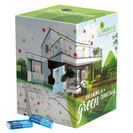 Tower Adventskalender, share Schokotäfelchen