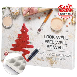 Adventskalender Eco XL, Papierblister, kundengestelltes Füllgut