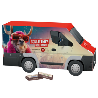 Adventskalender Transporter, Sarotti Schokotäfelchen