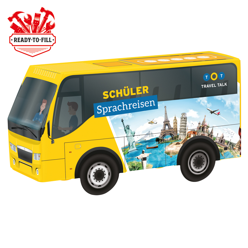 3D-Präsent Bus,kundengestelltes Füllgut