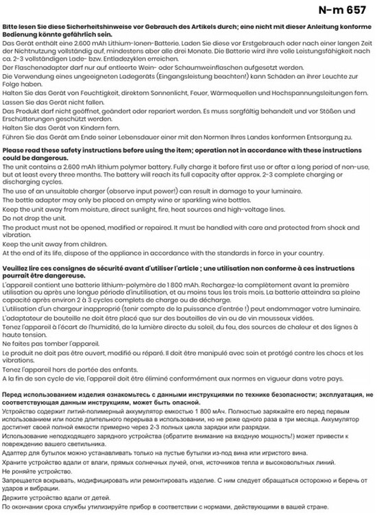 FARO Tischleuchte schwarz