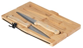 CUT Bambusbrett mit Messern