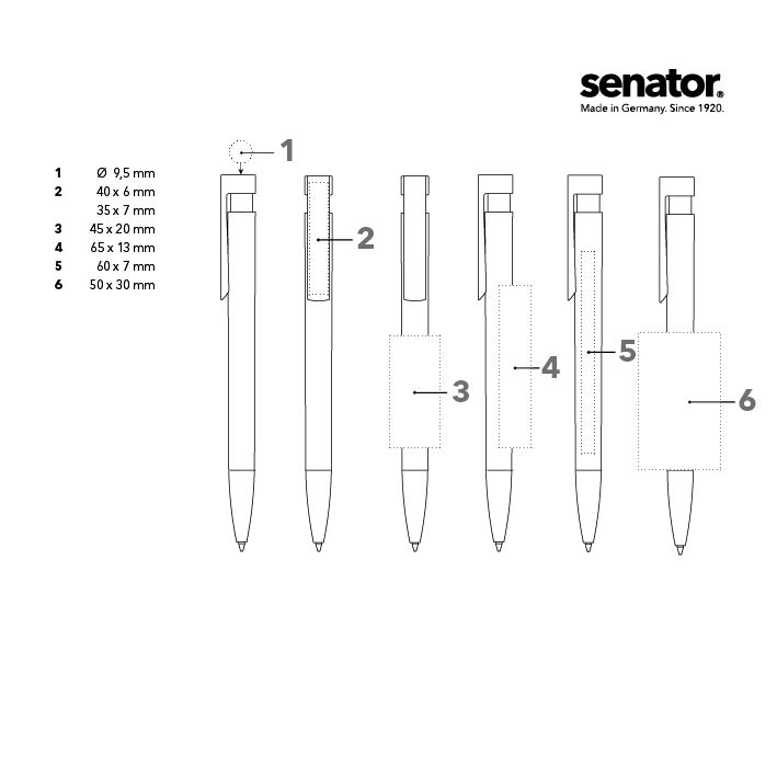 senator Liberty Matt Recyceld  Druckkugelschreiber