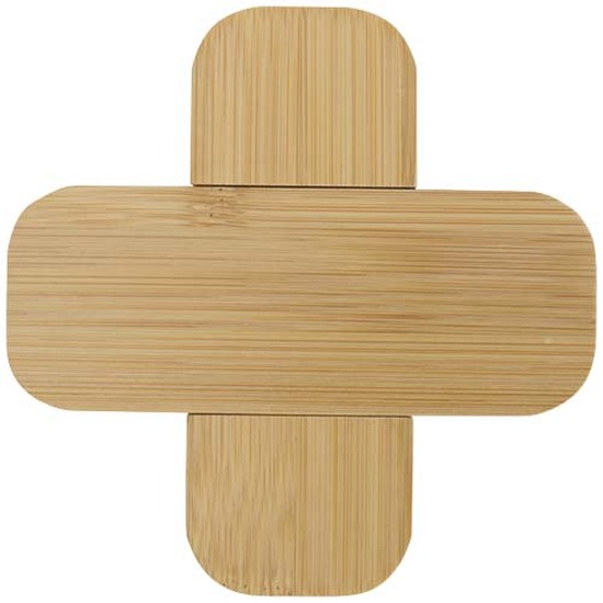 Croc Untersetzer aus Bambus – klein