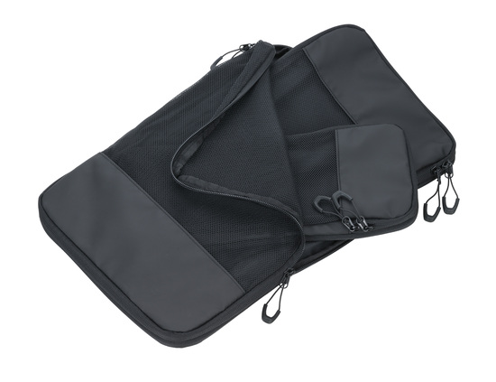 TROIKA BLACK PACKING CUBES BBL56/BK