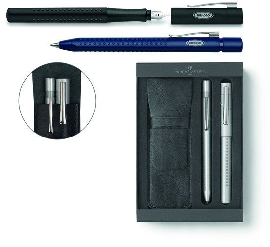 Grip 2011 Set Füller und Kugelschreiber schwarz