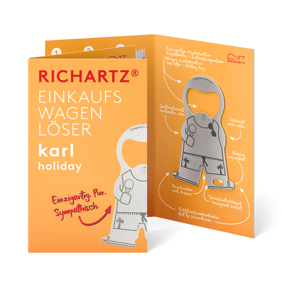 RICHARTZ® EINKAUFSWAGENLÖSER karl holiday