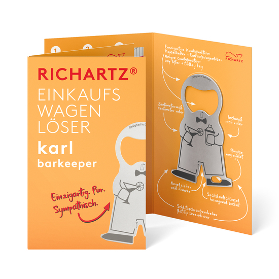RICHARTZ® EINKAUFSWAGENLÖSER karl barkeeper