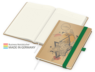 Match-Book Creme Bestseller Natura braun-individuell  A5, grün