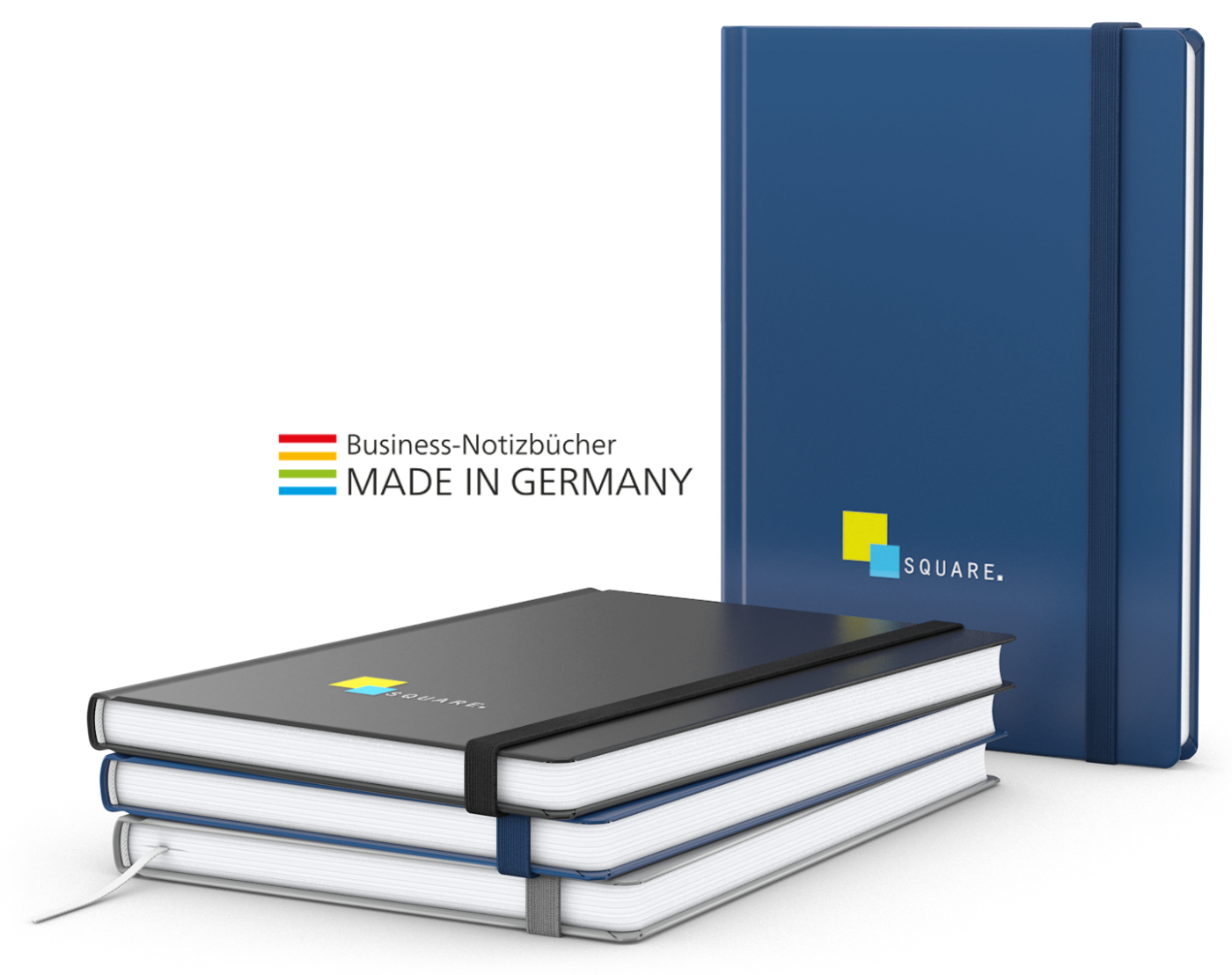 Notizbuch Easy-Book Comfort Bestseller A5, silber inkl. Siebdruck-Digital
