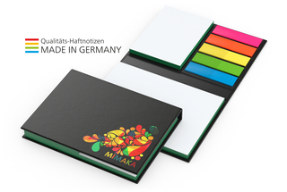 Kombi-Set London White Bestseller 4C-Quality, Bookcover gloss-individuell Farbschnitt grün