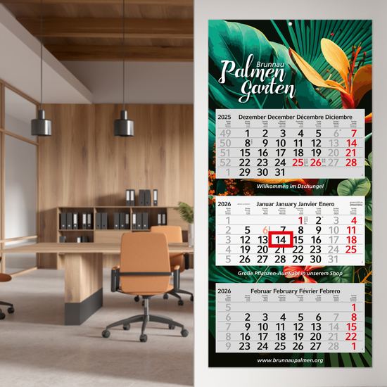 3-Monatskalender Profil 3 Recycling (Mehrblock)