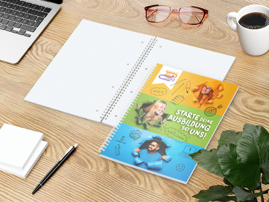 Collegeblock Wire-O A4 Bestseller, 80 Blatt