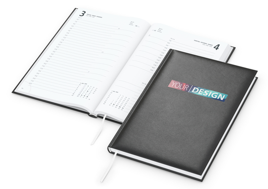 Buchkalender Basic Bestseller inkl. Siebdruck-Digital