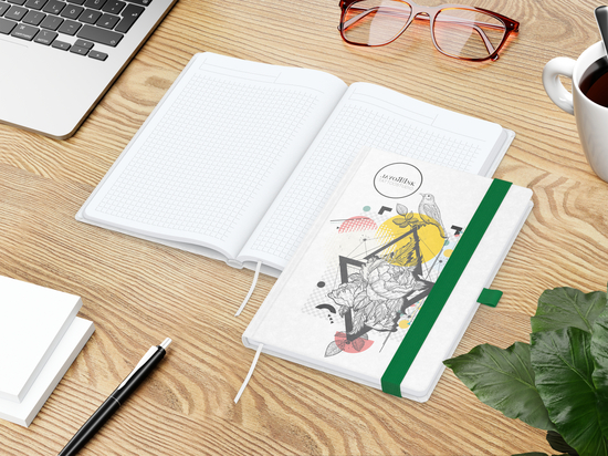 Notizbuch Match-Book White A5 Natura Bestseller