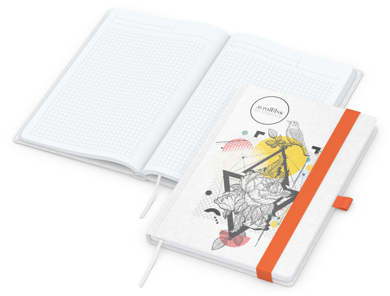 Notizbuch Match-Book White A5 Natura Bestseller