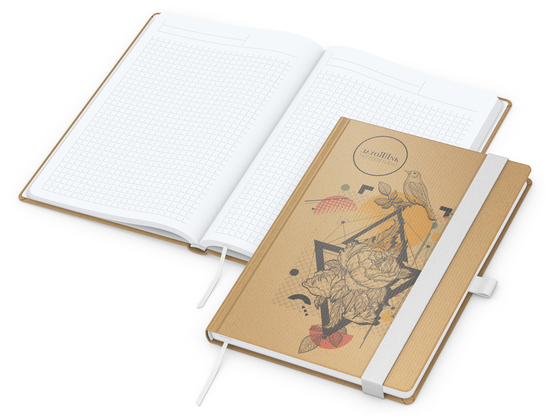 Notizbuch Match-Book White A5 Natura Bestseller