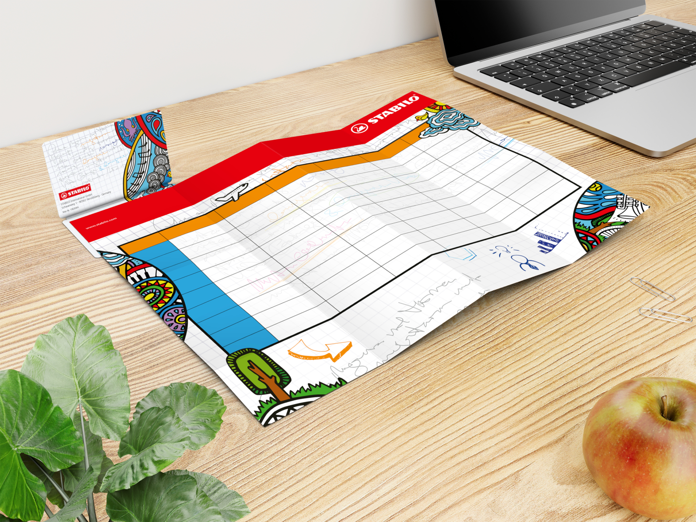 Faltplan Concept-Card Small, 40, gloss-individuell, Offsetdruck