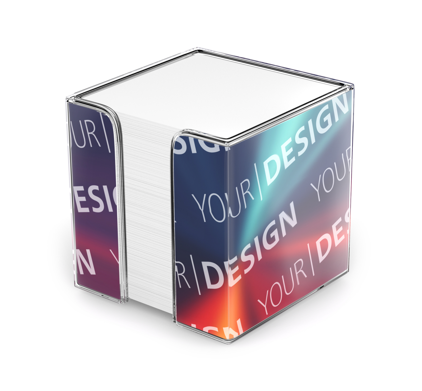 Notizzettel-Box Memo-Box Kunststoff