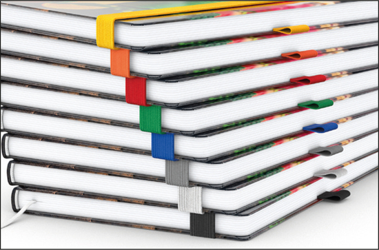 Notizbuch Match-Book Creme Bestseller, A4, Natura, individuell, silbergrau