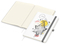 Notizbuch Match-Book Creme Bestseller, A4, Natura, individuell, silbergrau