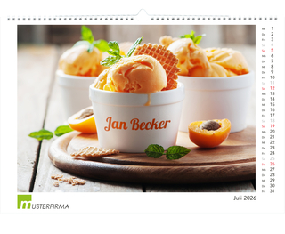 Bildkalender MagicPix Panorama Bestseller, A4-Plus (personalisiert)