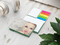 Haftnotiz-Set Prag Bookcover White Bestseller, gloss-individuell, Farbschnitt grün