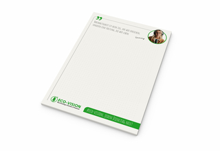 Schreibblock Recycling, A5, 50 Blatt