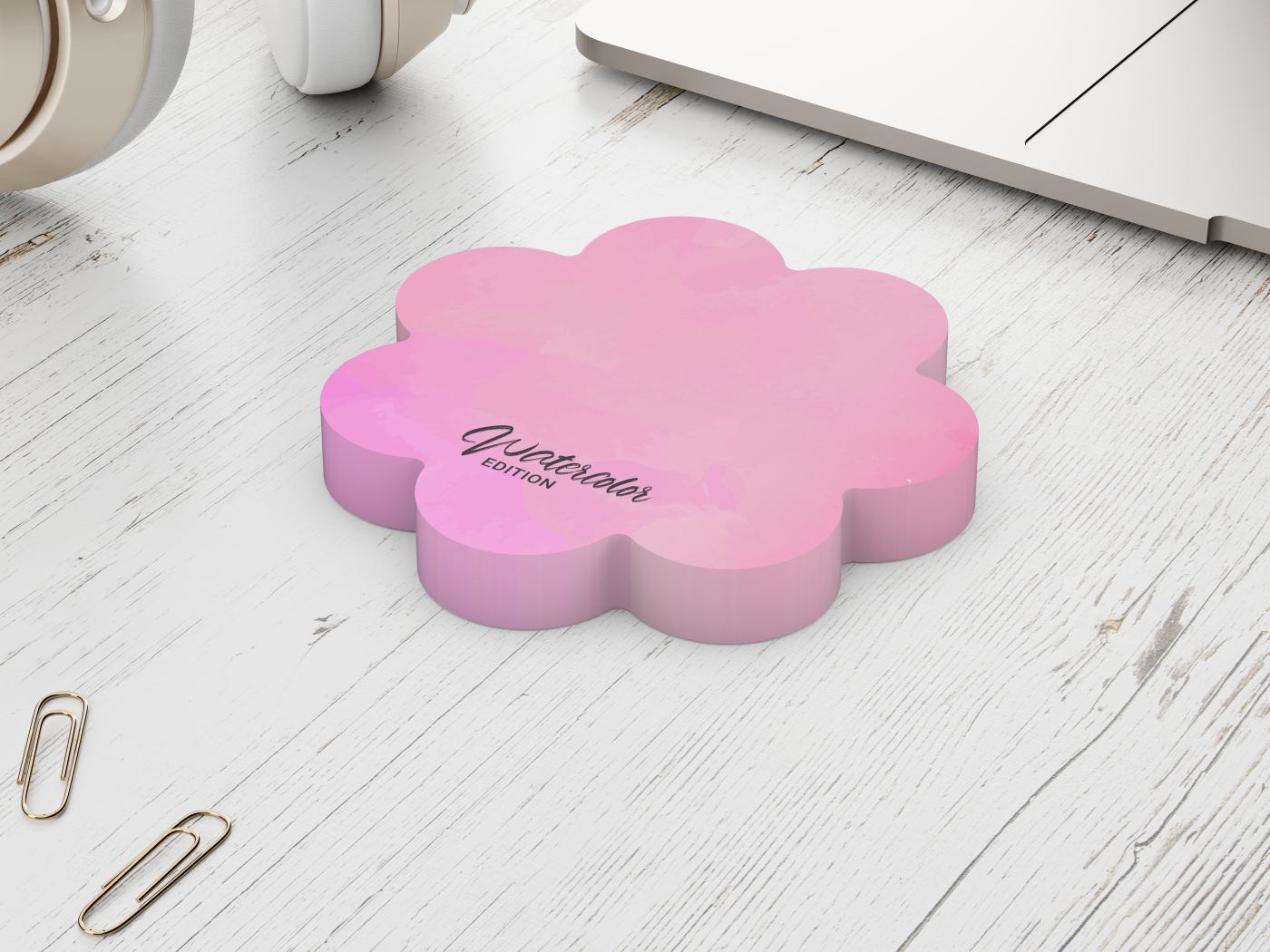 Haftnotiz Form 72 × 72, 100 Blatt, Blume