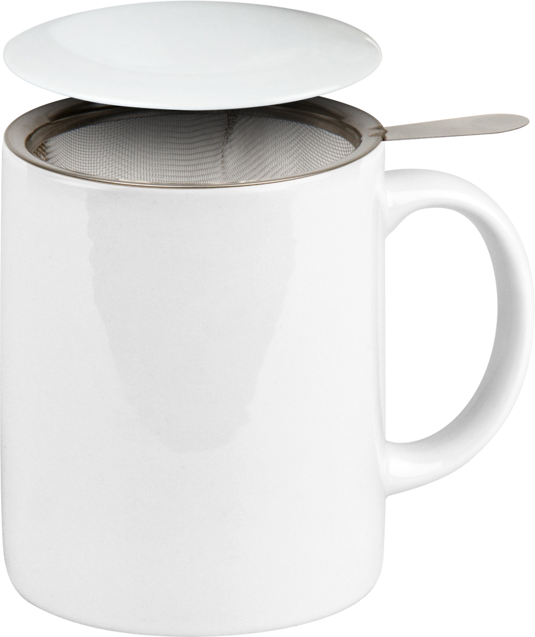 KÖNITZ Porzellan Becher / Tasse KC2 mit Sieb und Deckel