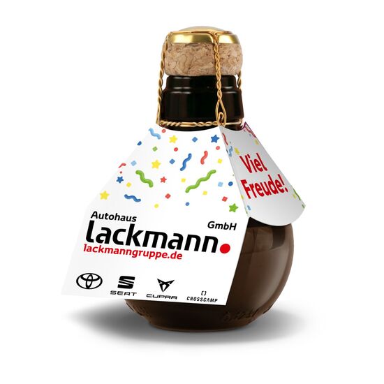 Kleinste Sektflasche der Welt Blumengesteck, 125 ml 2K1540d