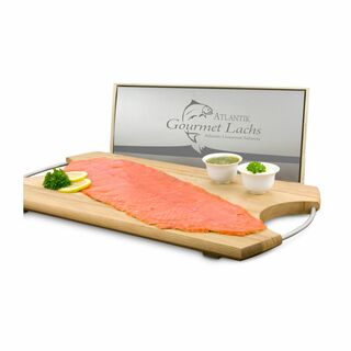 Geschenkartikel / Präsentartikel: Lachs-Geschenk: Feinschmecker 2K1602
