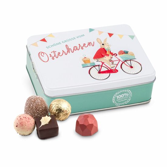Geschenkartikel / Präsentartikel: Hasenvater - Pralinen 125 g 2K1634c