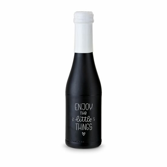 Promo Secco Piccolo - Fl. schwarz matt - Kapsel weiß, 0,2 l 2K1938c