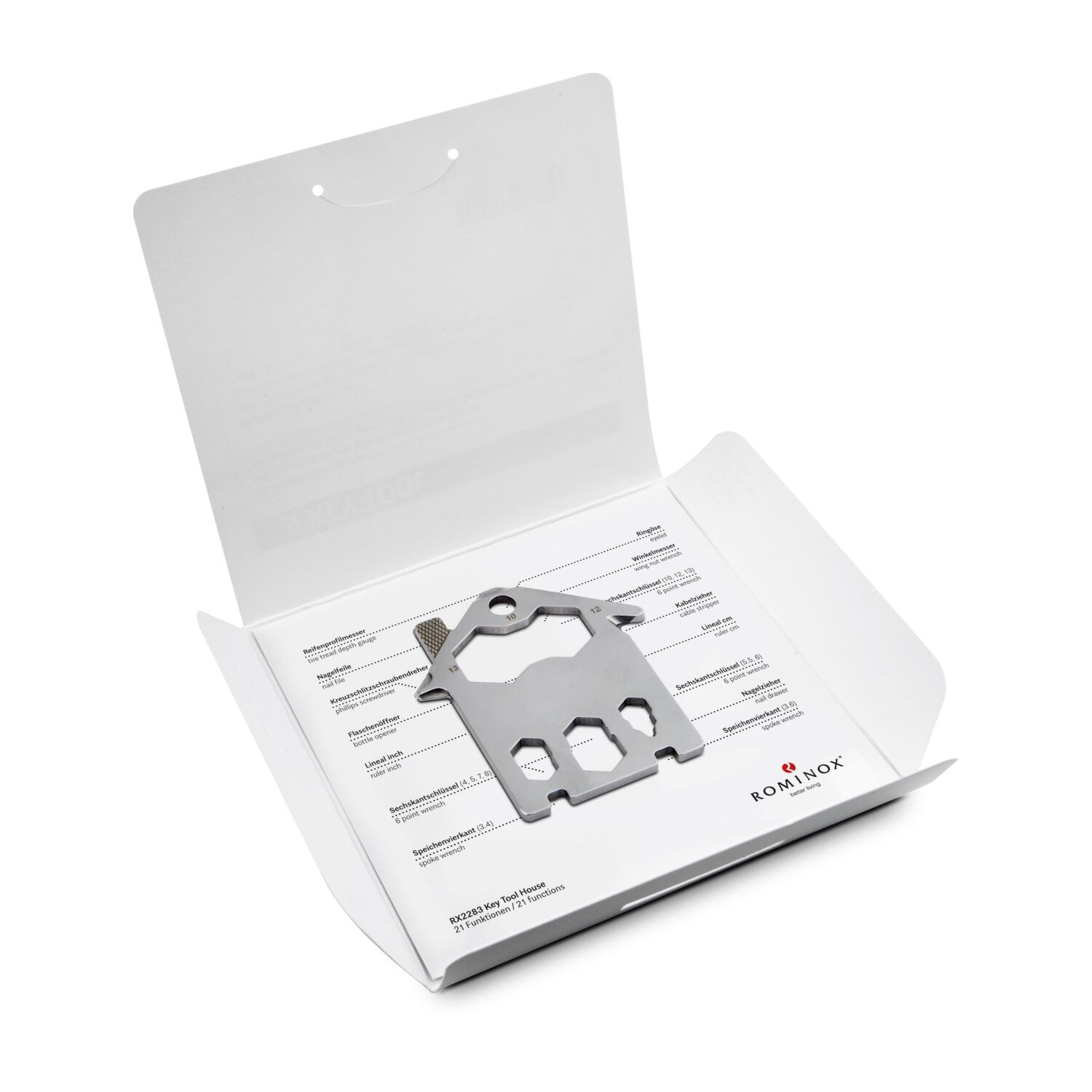 ROMINOX® Key Tool House (21 Funktionen) Große Helden (Einzelhandel) 2K2105i