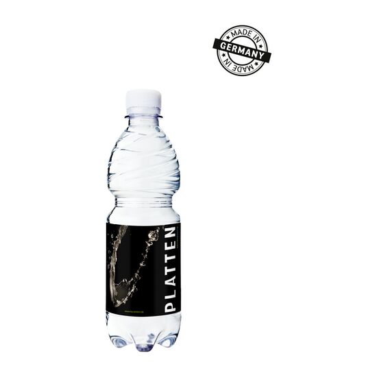 500 ml PromoWater - Mineralwasser - Papier-Etikett 2P004P