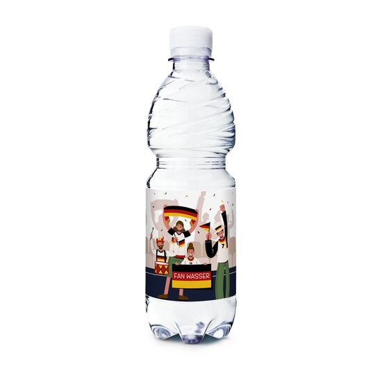 500 ml PromoWater - Mineralwasser - Papier-Etikett 2P004P