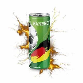 Promo Energy - Energy drink zur Fußball Europameisterschaft 2024 - Fullbody-Etikett, 250 ml 2P012Hf