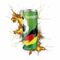 Promo Energy - Energy drink zur Fußball Europameisterschaft 2024 - Fullbody-Etikett, 250 ml 2P012Hf