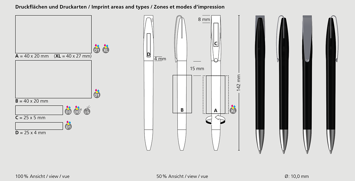 Klio-Eterna - Cobra ice MMs - Drehkugelschreiber