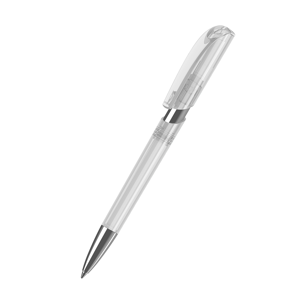 Klio-Eterna - Push transparent Mn - Druckkugelschreiber