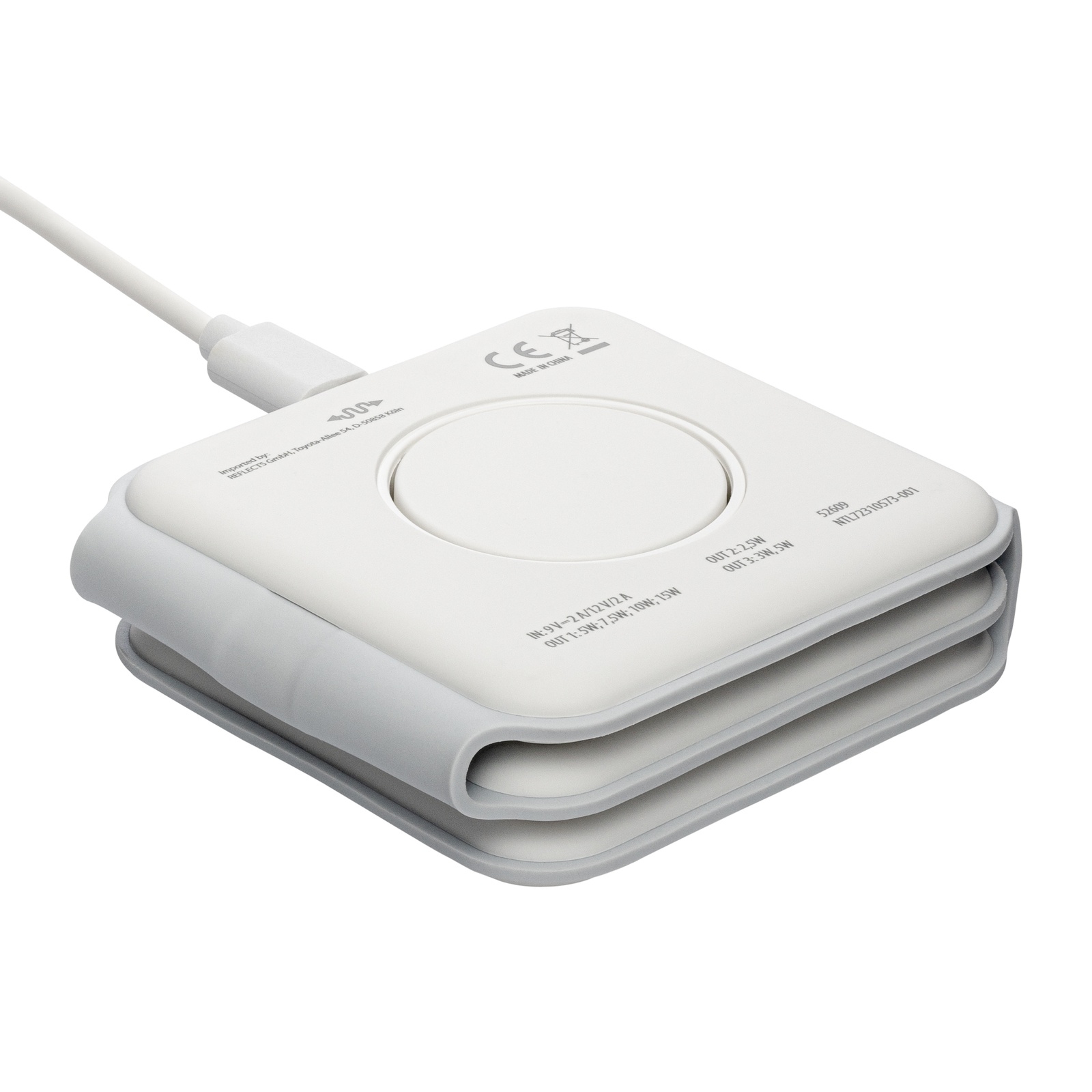 3-in-1 Fast Wireless Charger REEVES-PORTANOVA 15 Watt