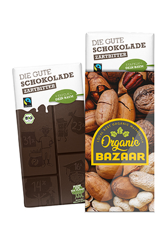 Die Gute Schokolade 100 g Zartbitter *BIO* Kartonage
