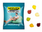 Fruchtgummi Standardformen 15 g Fisch Standard-Folie weiß