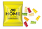 Mini-Gummibärchen vegan im Werbetütchen 10 g Fruchtmischung weiße kompostierbare Folie
