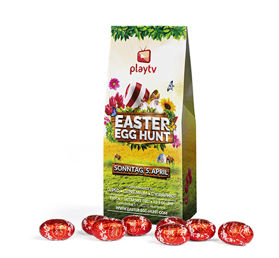 Lindt Lindor Ostereier in Standboden-Kartonage 72 g  Kartonage