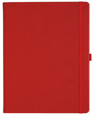 Notizbuch Style Large im Format 19x25cm, Inhalt blanco, Einband Slinky in der Farbe Scarlet